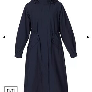 Navy Women’s M Parka Rainjacket